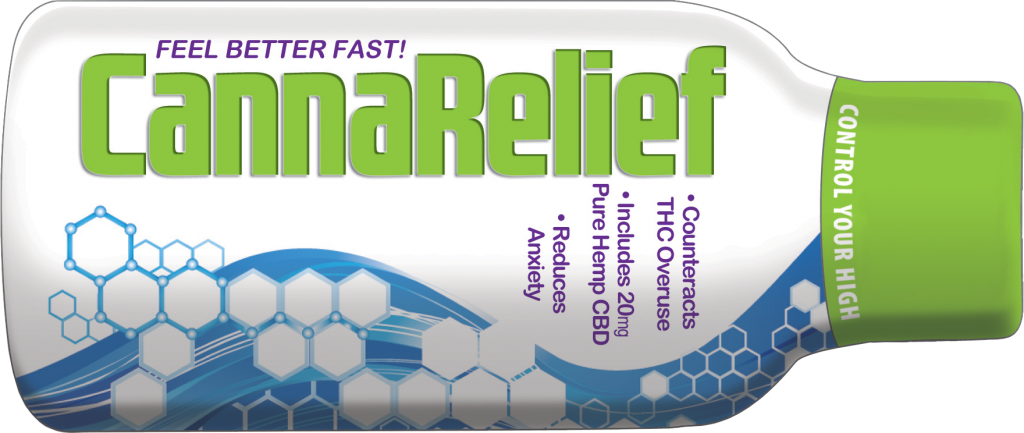 CannaRelief supplement bottle